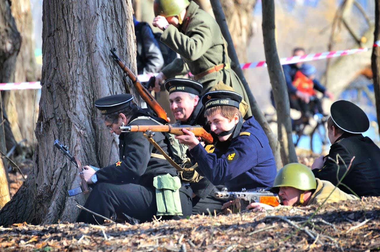 Реконструкция освобождения Краснодара — фото 34